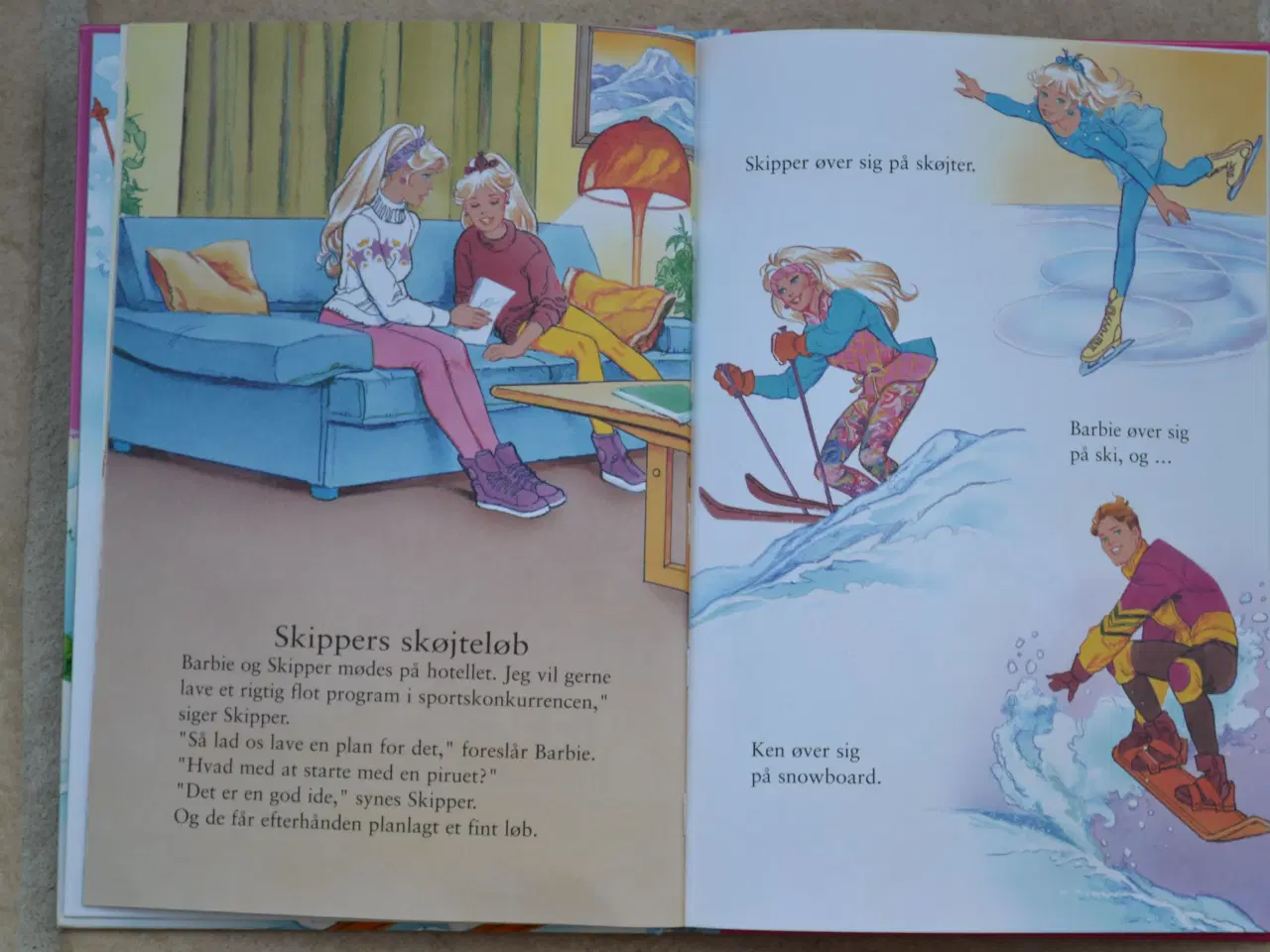 Billede 3 - Barbie i sneen bog