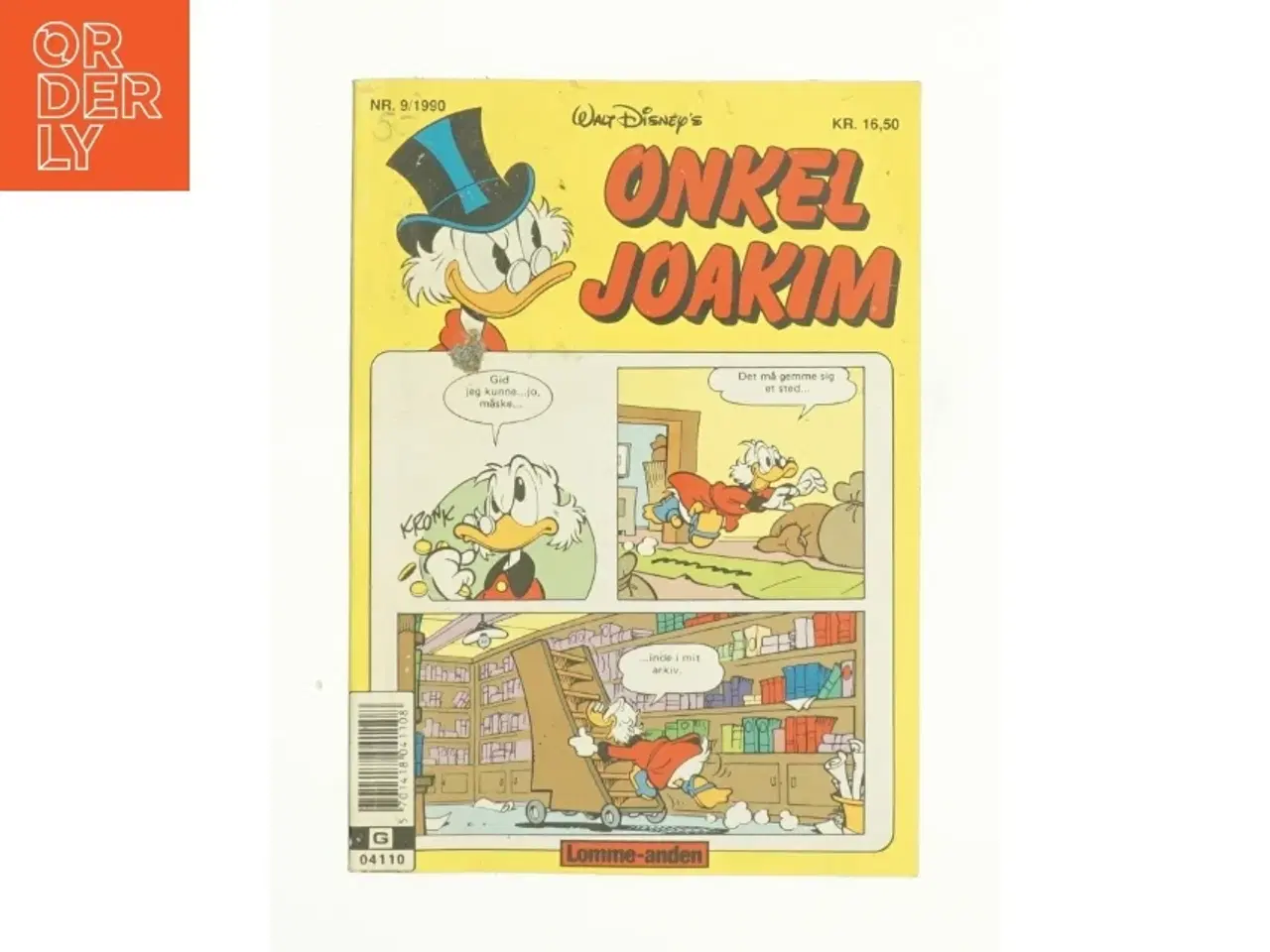 Billede 1 - Onkel Joakim Nr. 9 1990 fra Disney fra Disney
