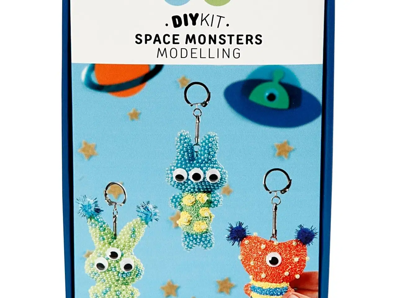 Billede 1 - Skab Dine Egen Rumvæsener - 3 Vedhæng Sæt