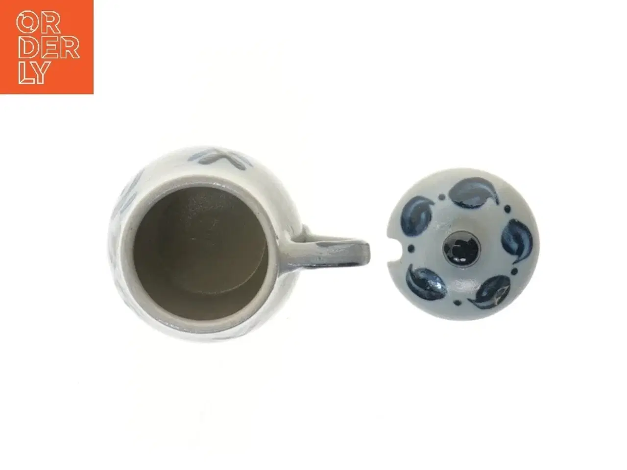 Billede 3 - Dekorativ krukke med låg (str. Ø 6 cm længde 7 cm)