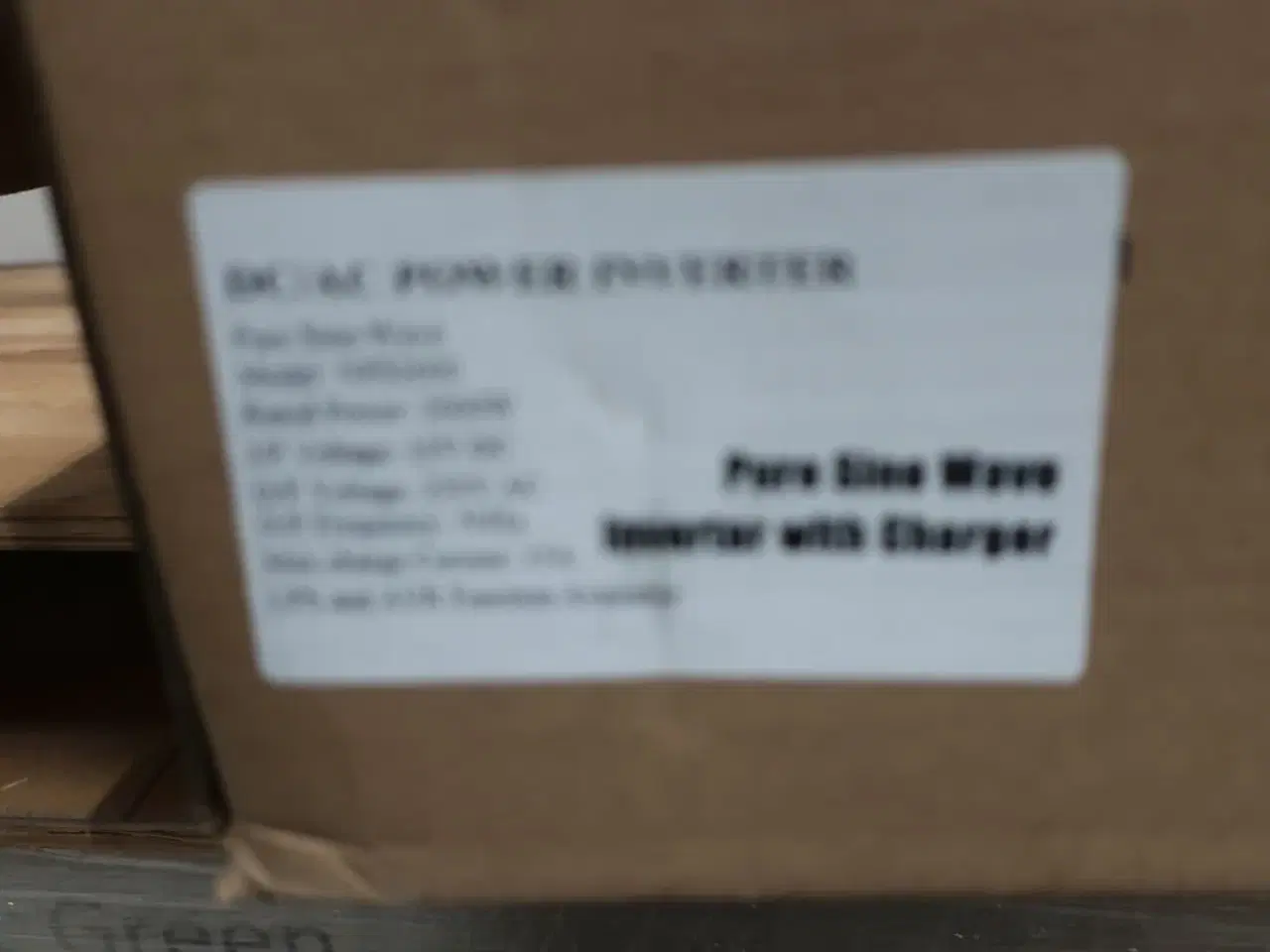 Billede 4 - Inverter GREEN ENERGY Pure Sine Wave 2000W