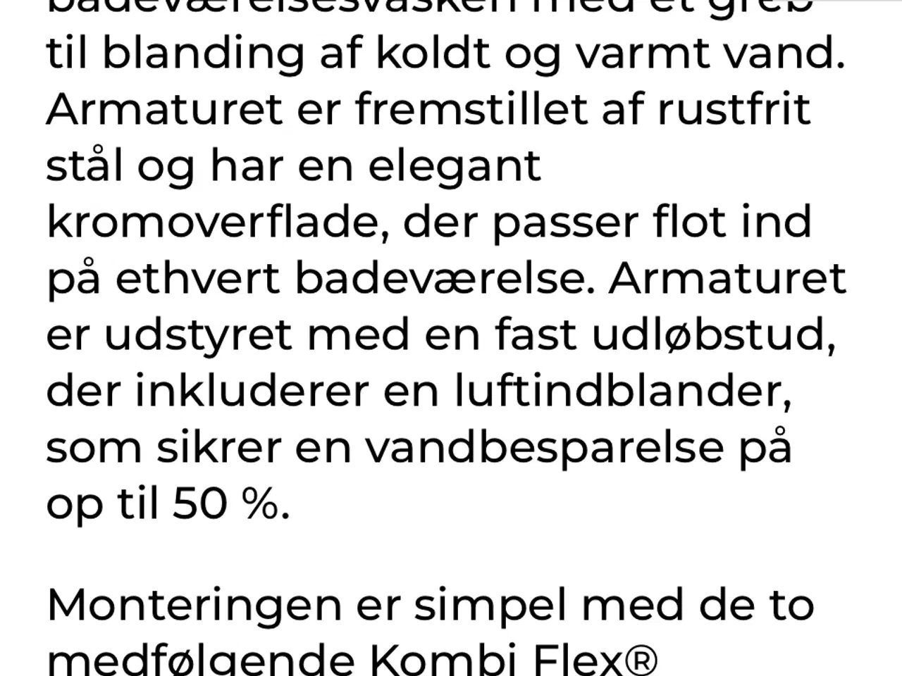 Billede 7 - Geysere ny / uåbnet håndvask armatur 