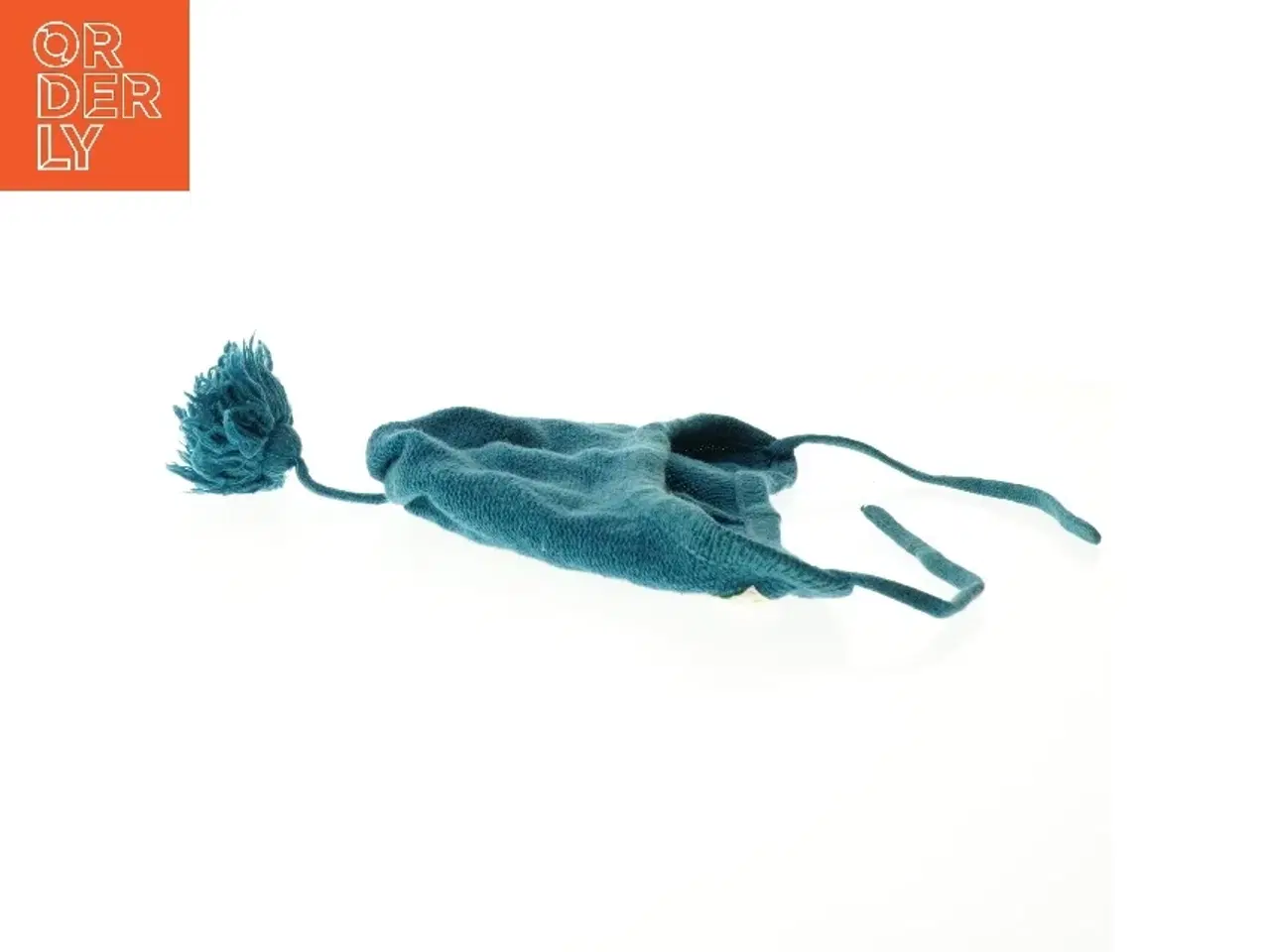 Billede 3 - Strikhue med kvast (str. 20 cm)