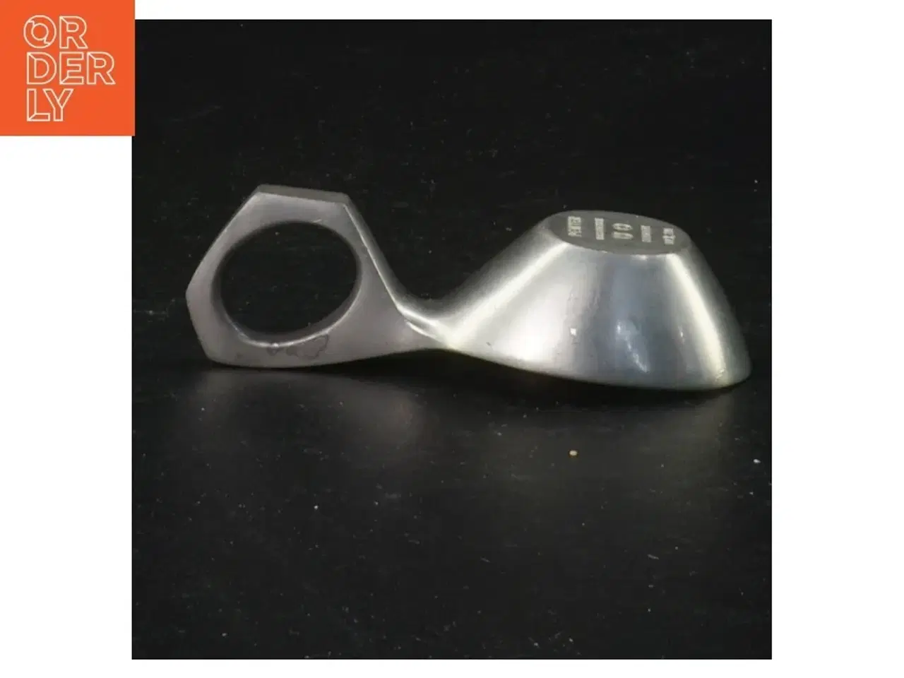 Billede 2 - Tin bjesk snaps ske (str. 10 x 4 cm)