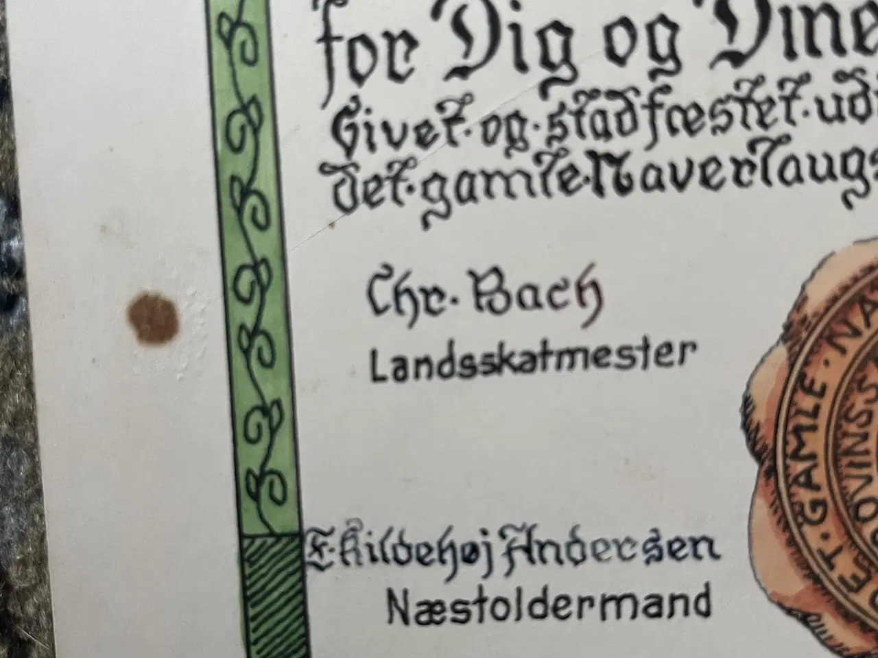 Billede 4 - Ældre diplom