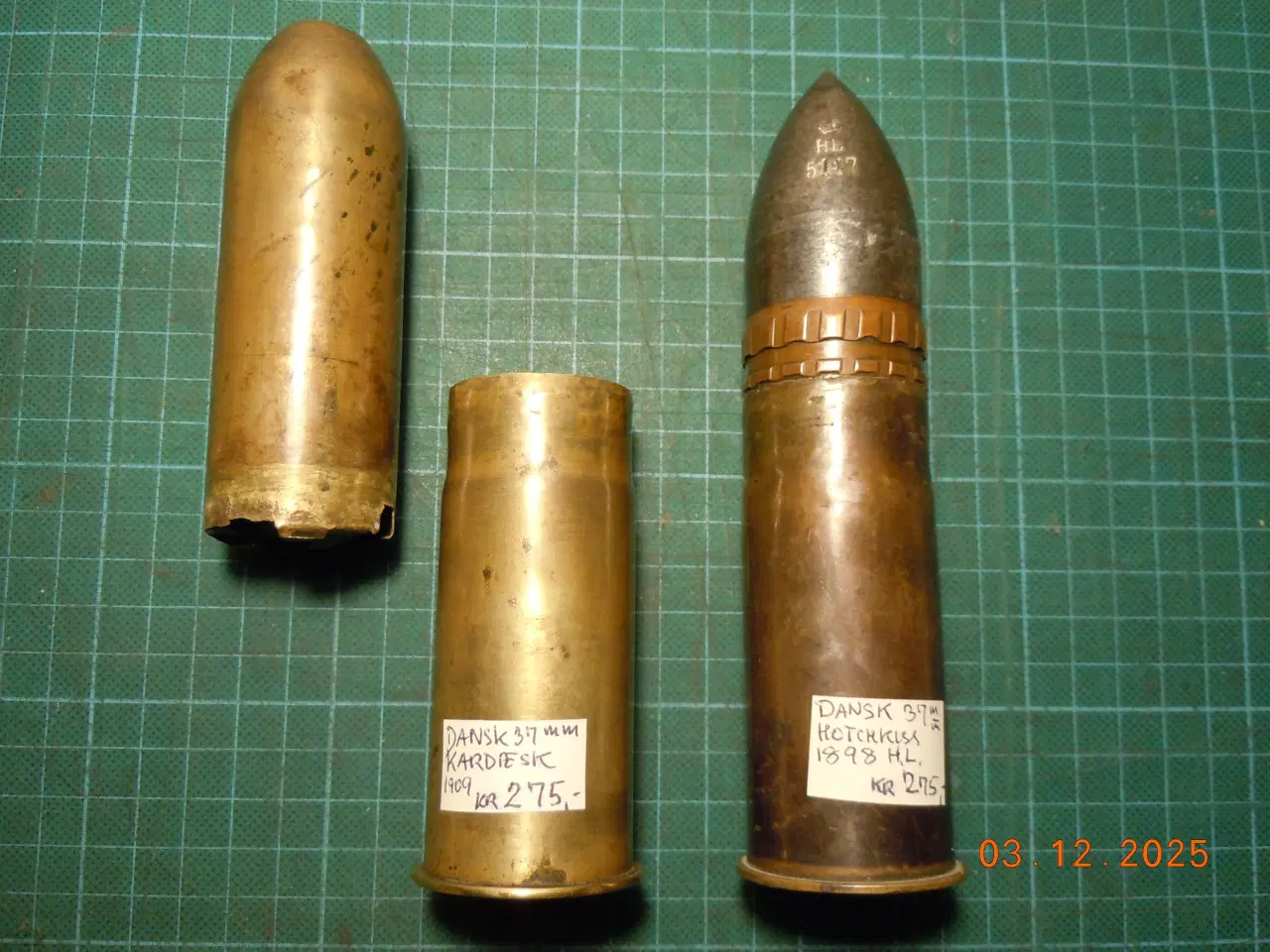 Billede 1 - Granathylstre 20-40mm 2. V.K. M.v.