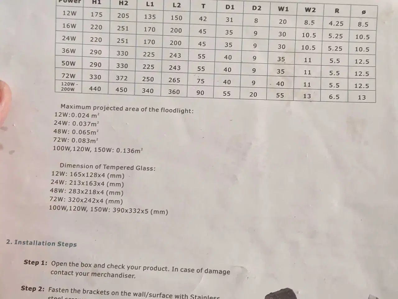 Billede 6 - Kraftig projektor/lampe