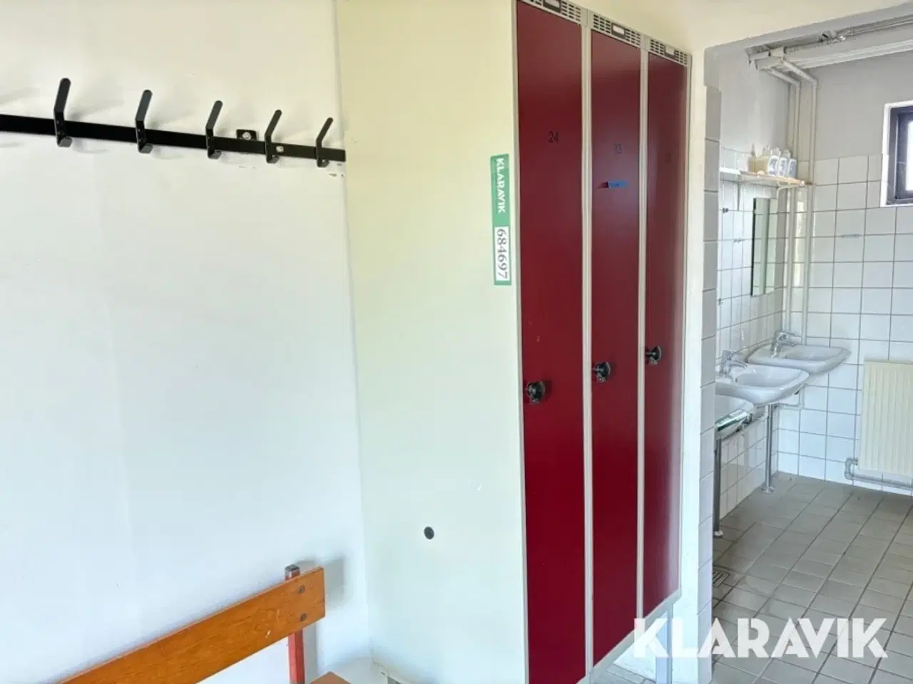 Billede 4 - Omklædningsskabe 12 enkeltskabe med understel