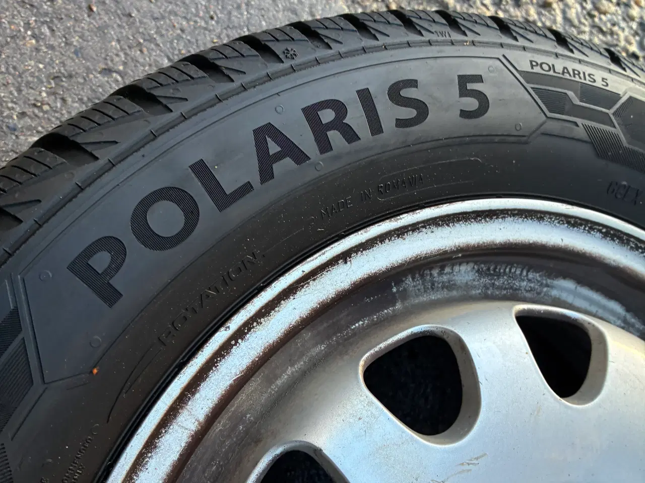 Billede 3 - Originale alufælge med gode vinterdæk