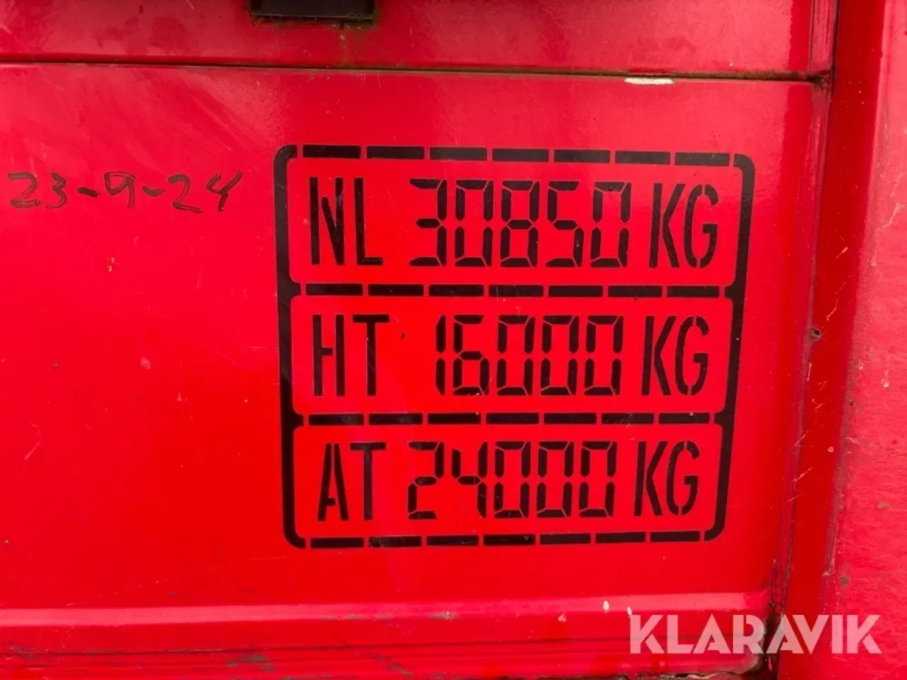 Billede 6 - Gardintrailer Kel-Berg SKBS35B2 3-akslet
