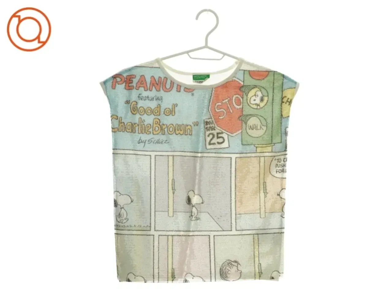 Billede 1 - Paillet Top med Nuser Radiserne Tegneserie motiv fra United Colors Of Benetton (str. 140 cm)
