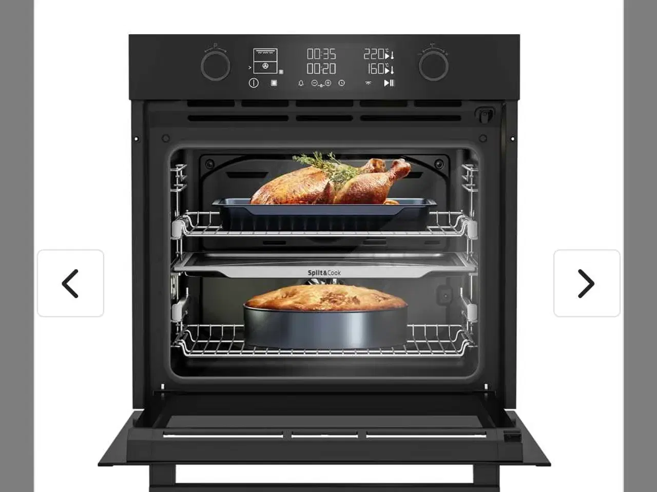 Billede 2 - Indbygnings ovn med mange funktioner 