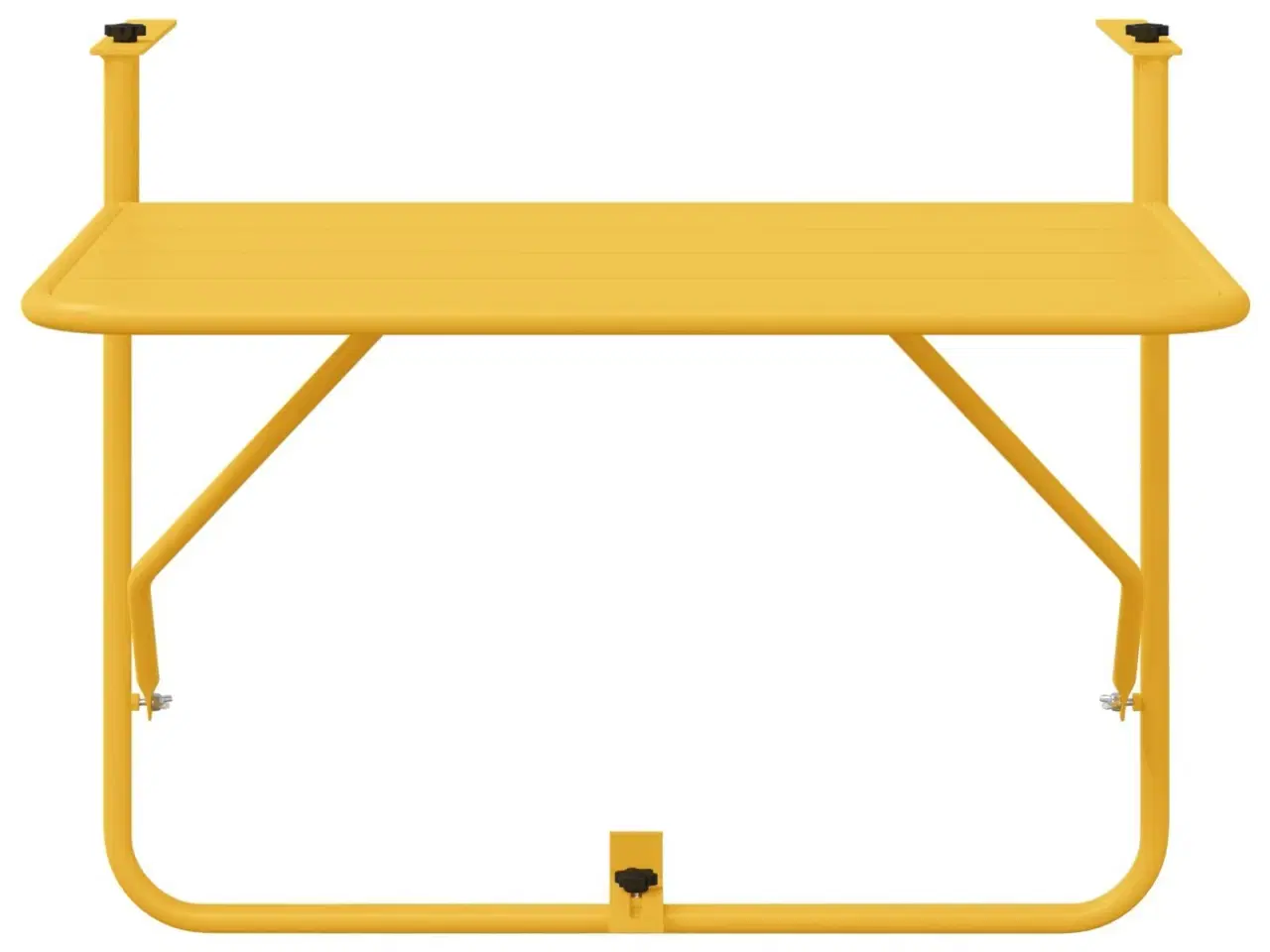 Billede 6 - Hængende Altan Bord Sennepsgul 60 x 39 x 65 cm Stål