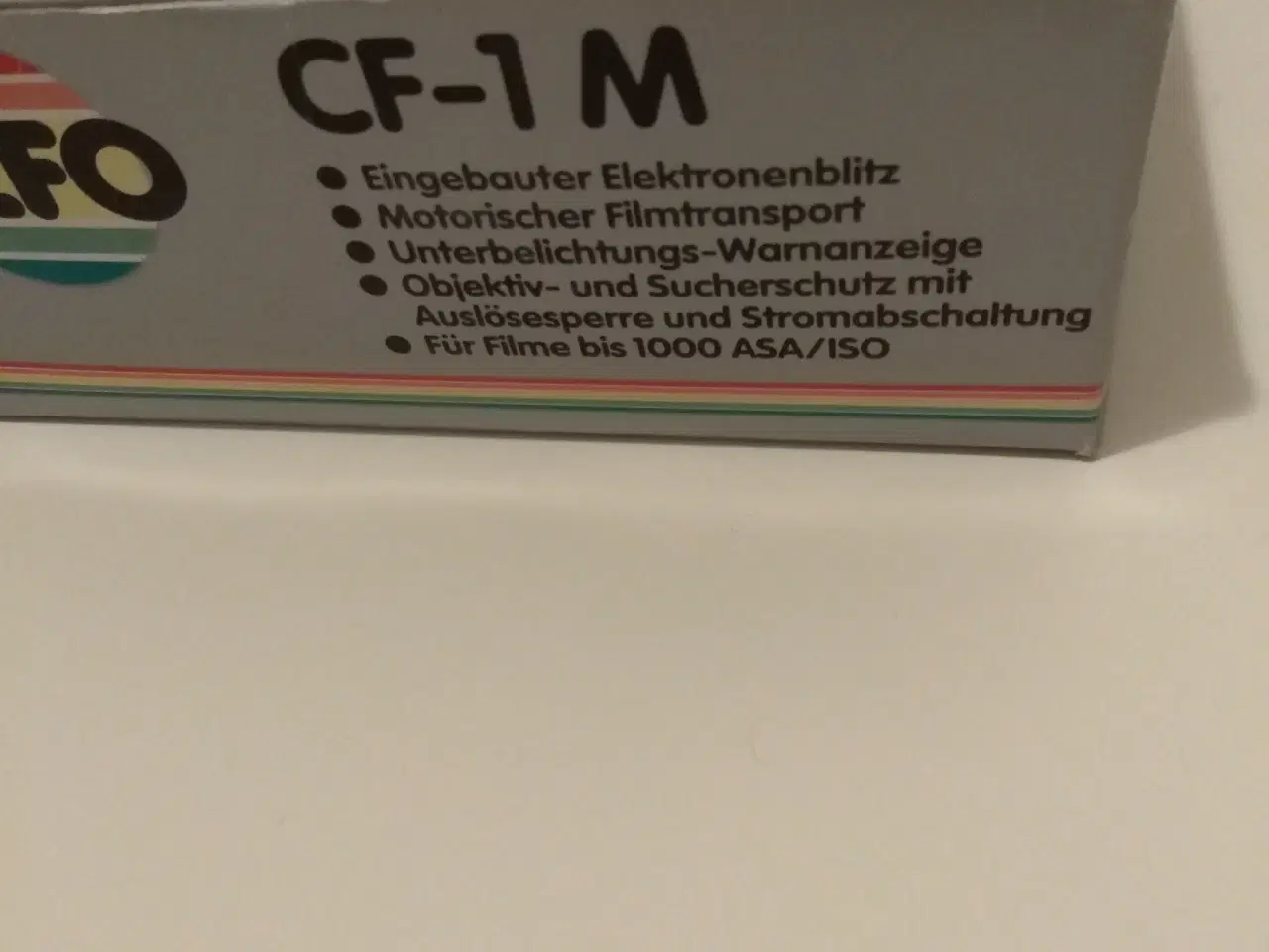 Billede 2 - FOTOAPPARAT ALFO CF-1 M  UBRUGT