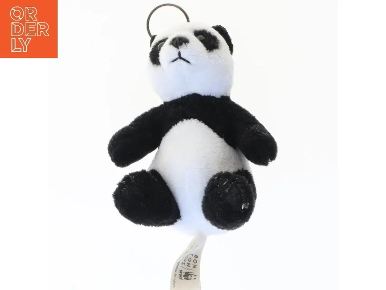 Billede 1 - Panda bamse nøglering (str. 12,5 cm)