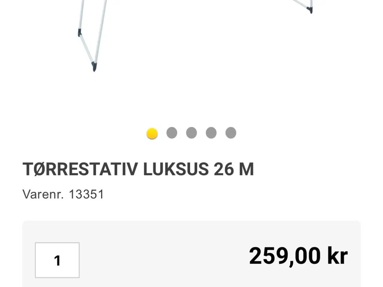 Billede 1 - TØRRESTATIV LUKSUS 26 M. Afhentes i Silkeborg.