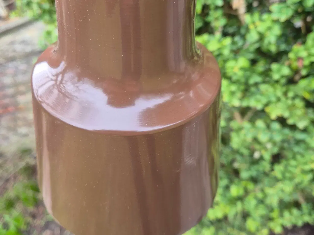 Billede 6 - Retro standerlampe med brunt spot