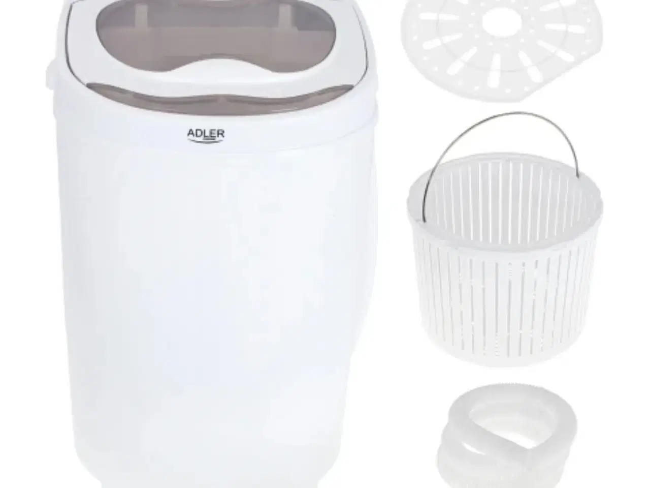 Billede 3 - Mini vaskemaskine med centrifuge – perfekt til cam