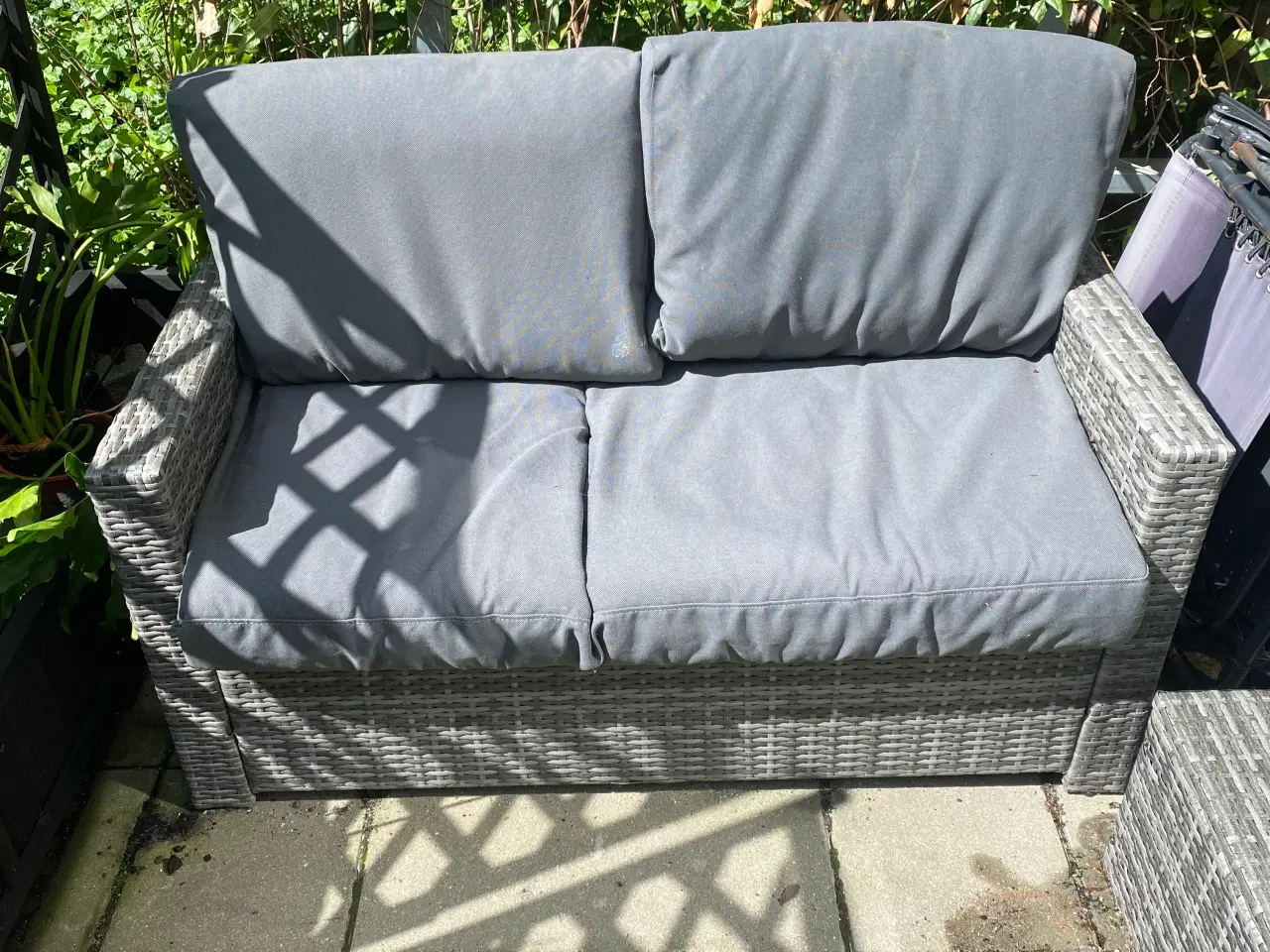 Billede 4 - Havesofa med chaiselong