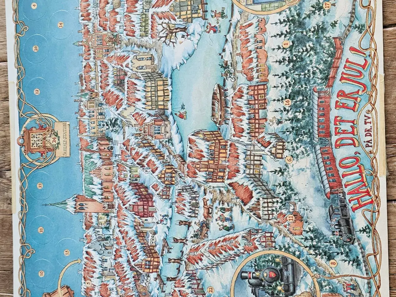 Billede 1 - SJÆLDEN julekalender fra 1995