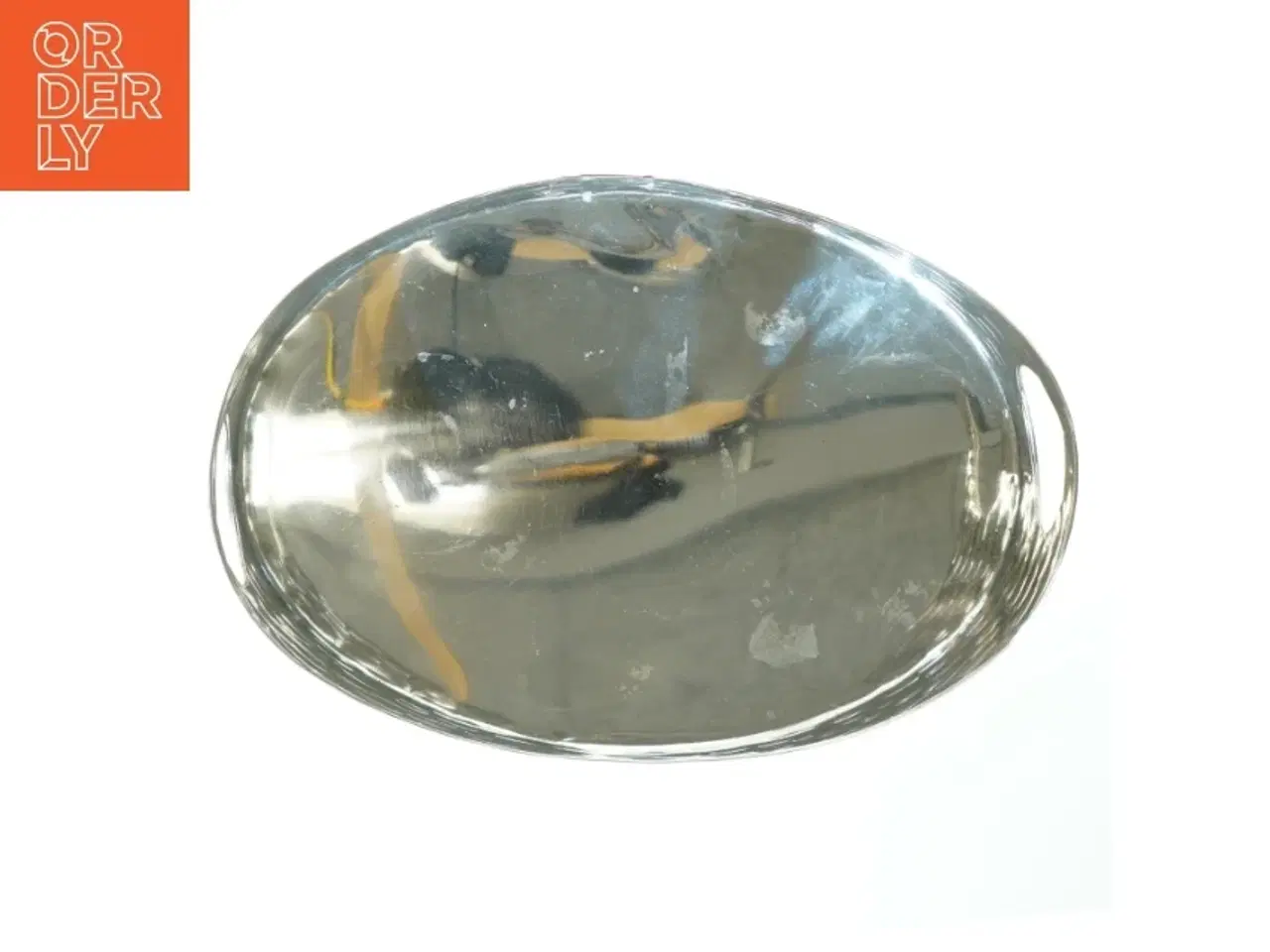 Billede 2 - Hammerslået stål fad / bakke fra Sia (str. 38 cm)