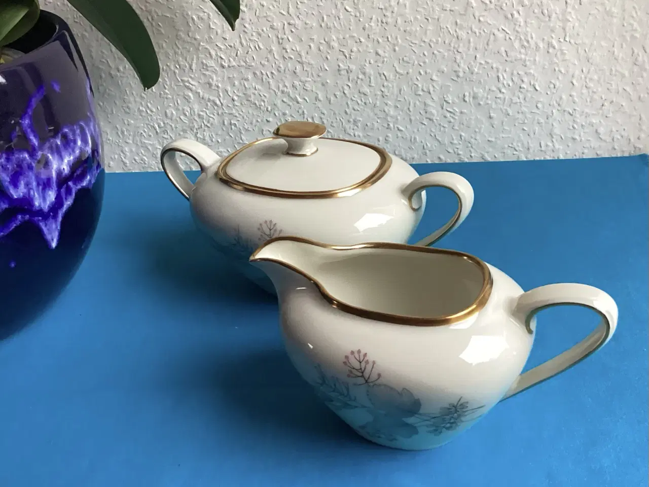 Billede 2 - “Karup” sukker og fløde sæt fra Kjøbenhavn maleri,