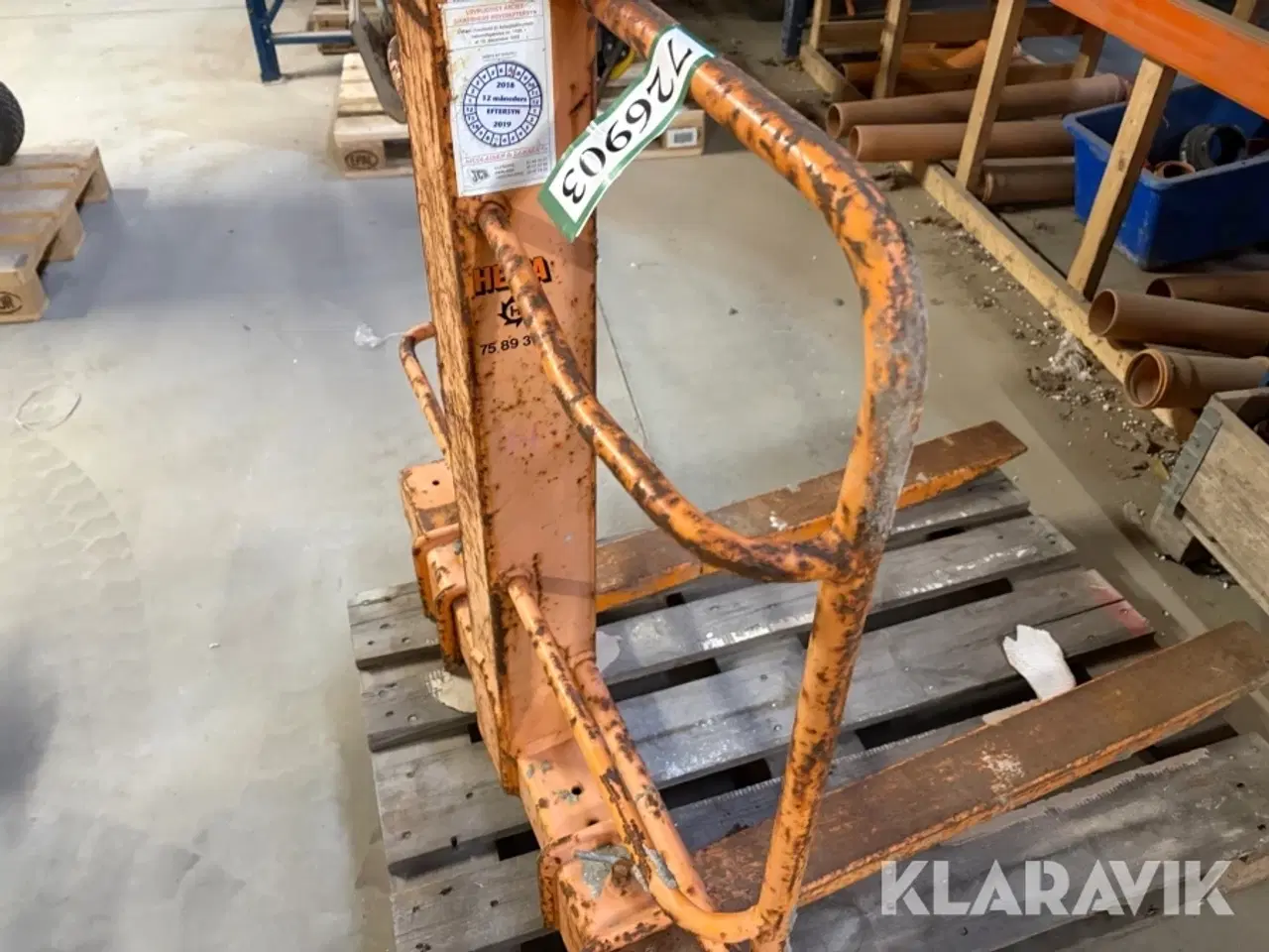 Billede 10 - Pallegafler til kran Hema 22-3