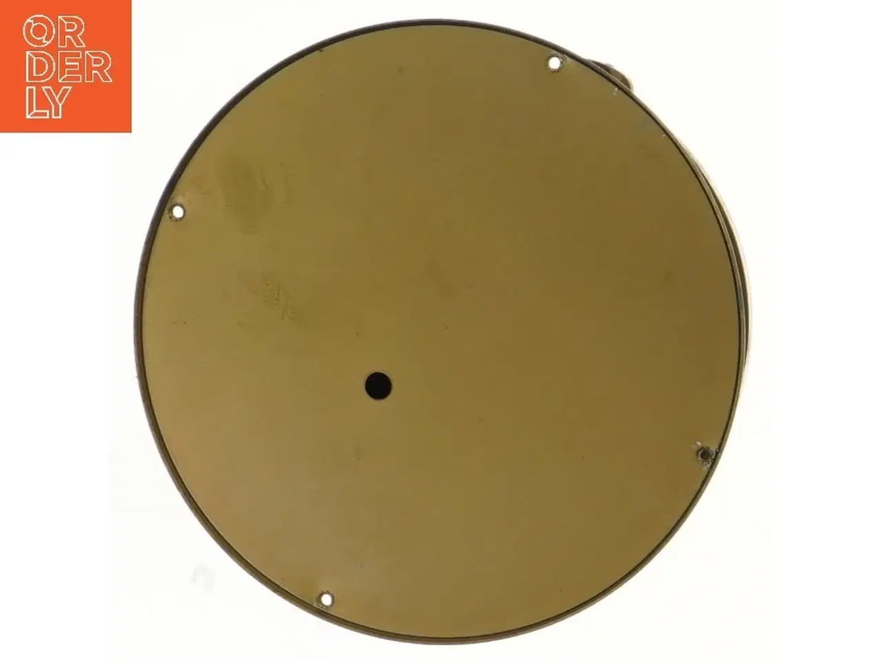 Billede 2 - Fyrkat messingbarometer Quartz (str. Ø 15x9,5 cm)