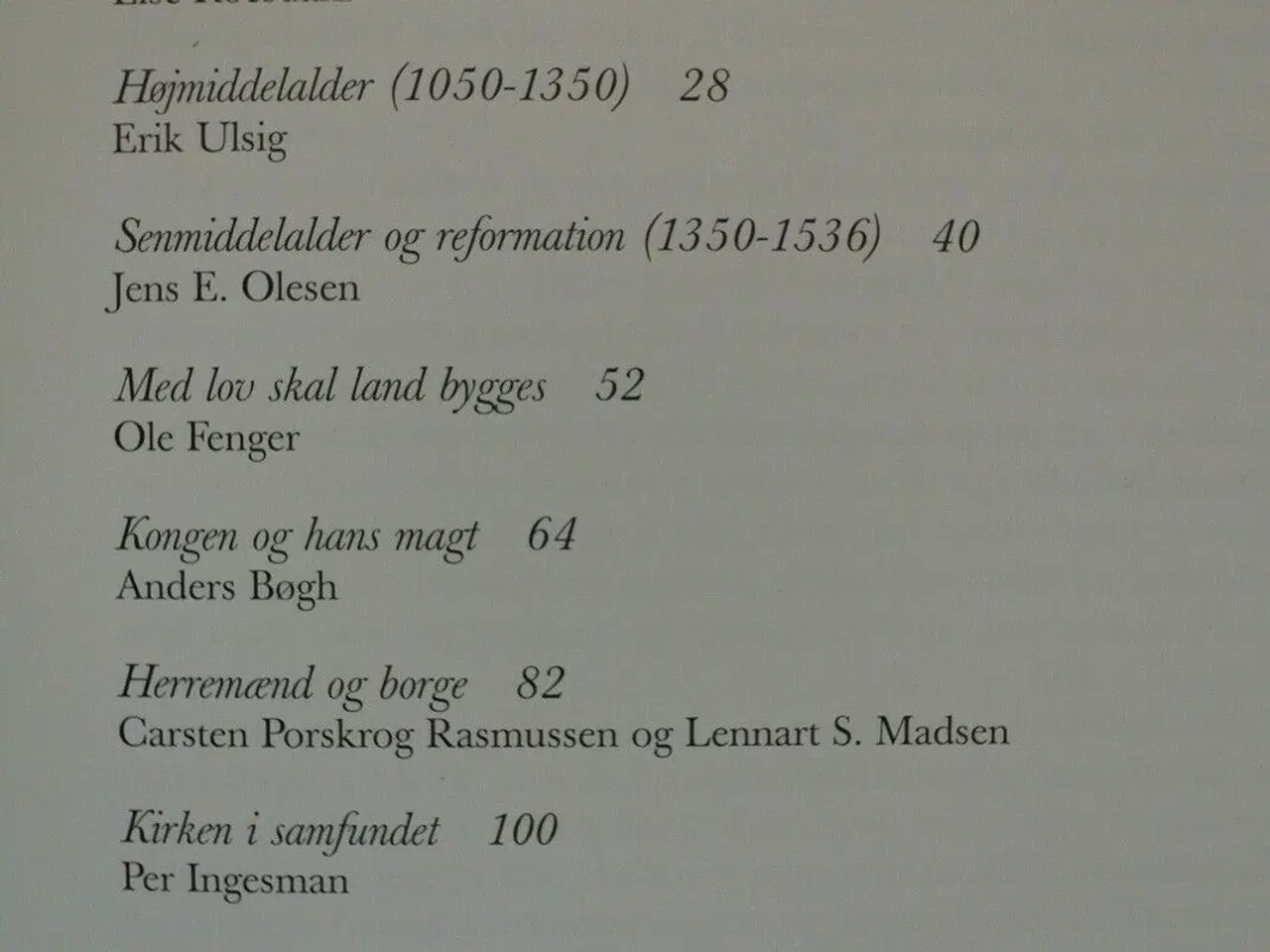 Billede 2 - middelalderens danmark - kultur og samfund fra tro