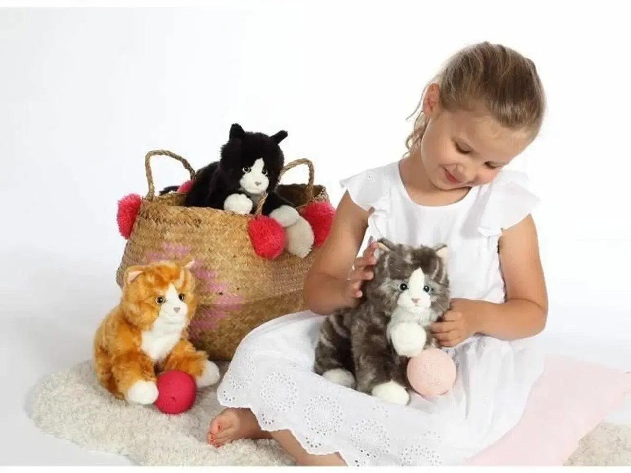 Billede 3 - Plysdyr kat - Gipsy, grå moderne