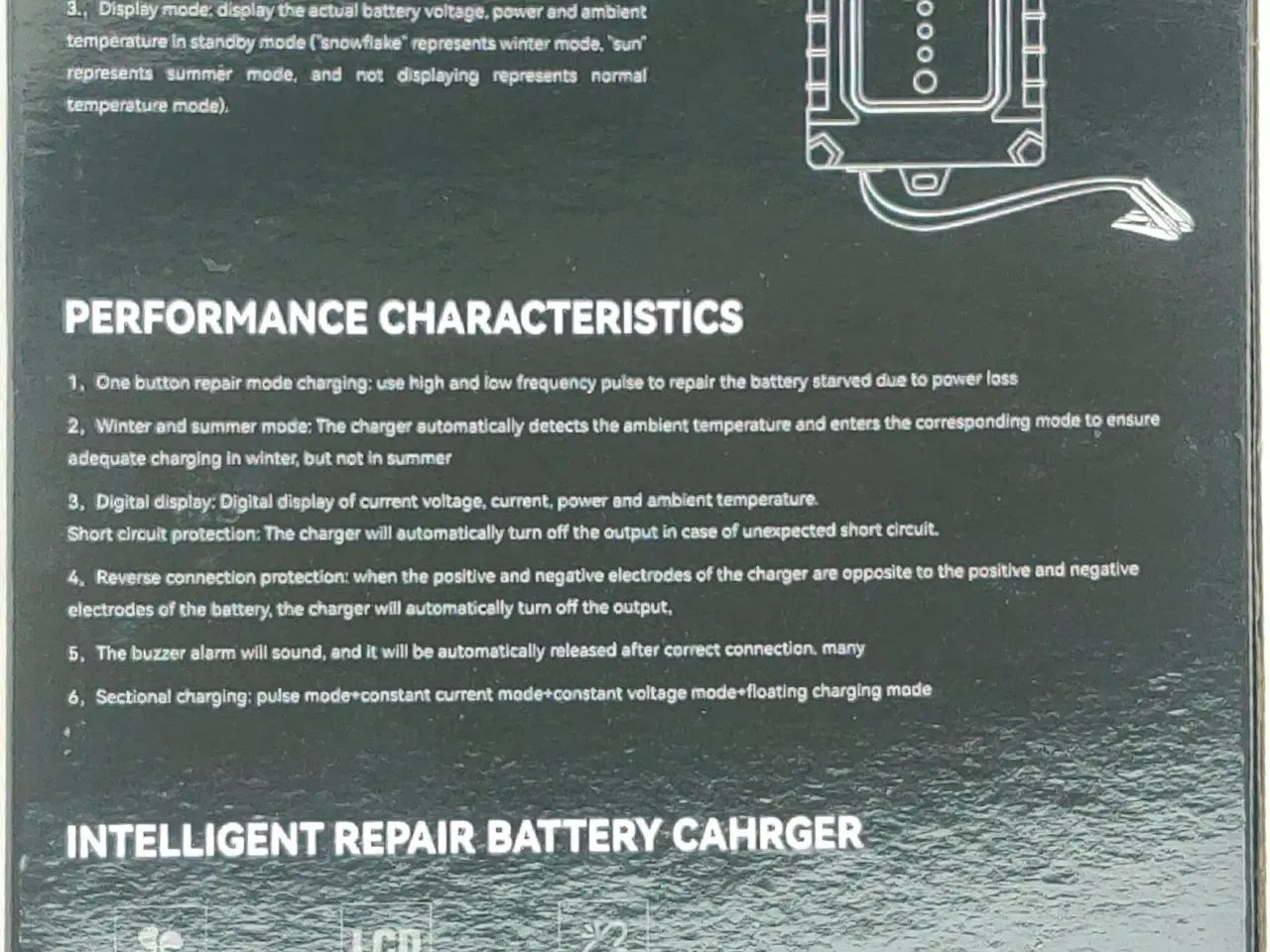 Billede 5 - Batterioplader til Bil, MC, knallert og scooter 12V & 24V op til 10Ampere