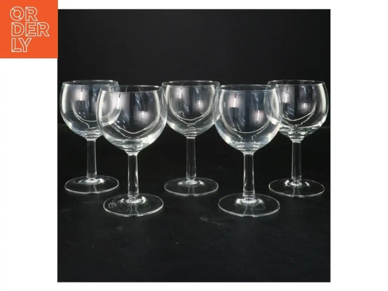 Billede 1 - Fem vinglas (str. 14x7 cm)