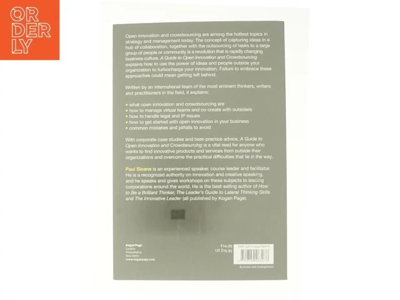 Billede 2 - A Guide to Open Innovation and Crowdsourcing af Sloane, Paul (Bog)