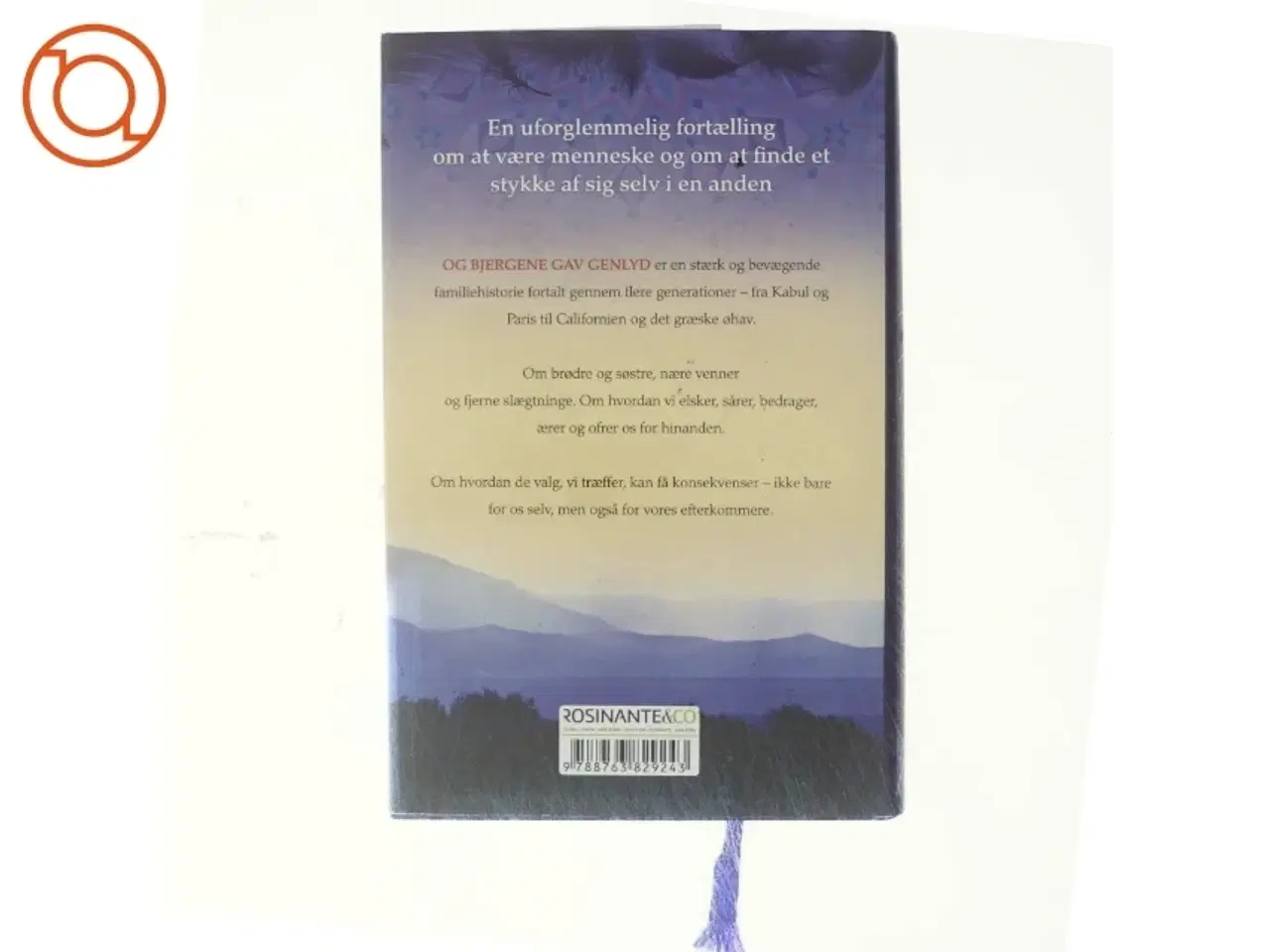 Billede 3 - Og bjergene gav genlyd af Khaled Hosseini (Bog)