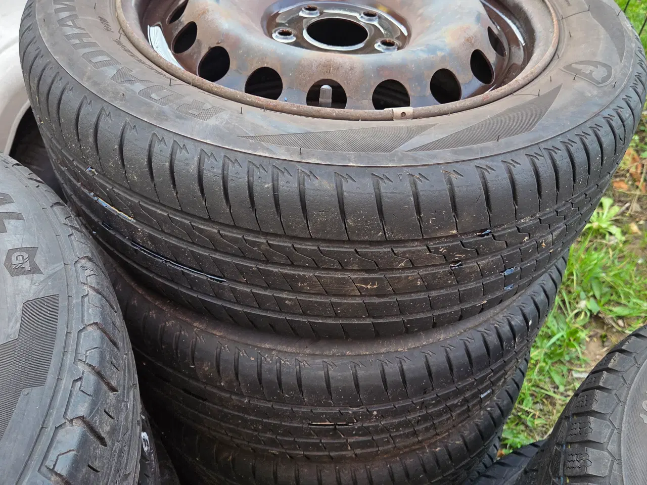 Billede 1 - fælge med dæk