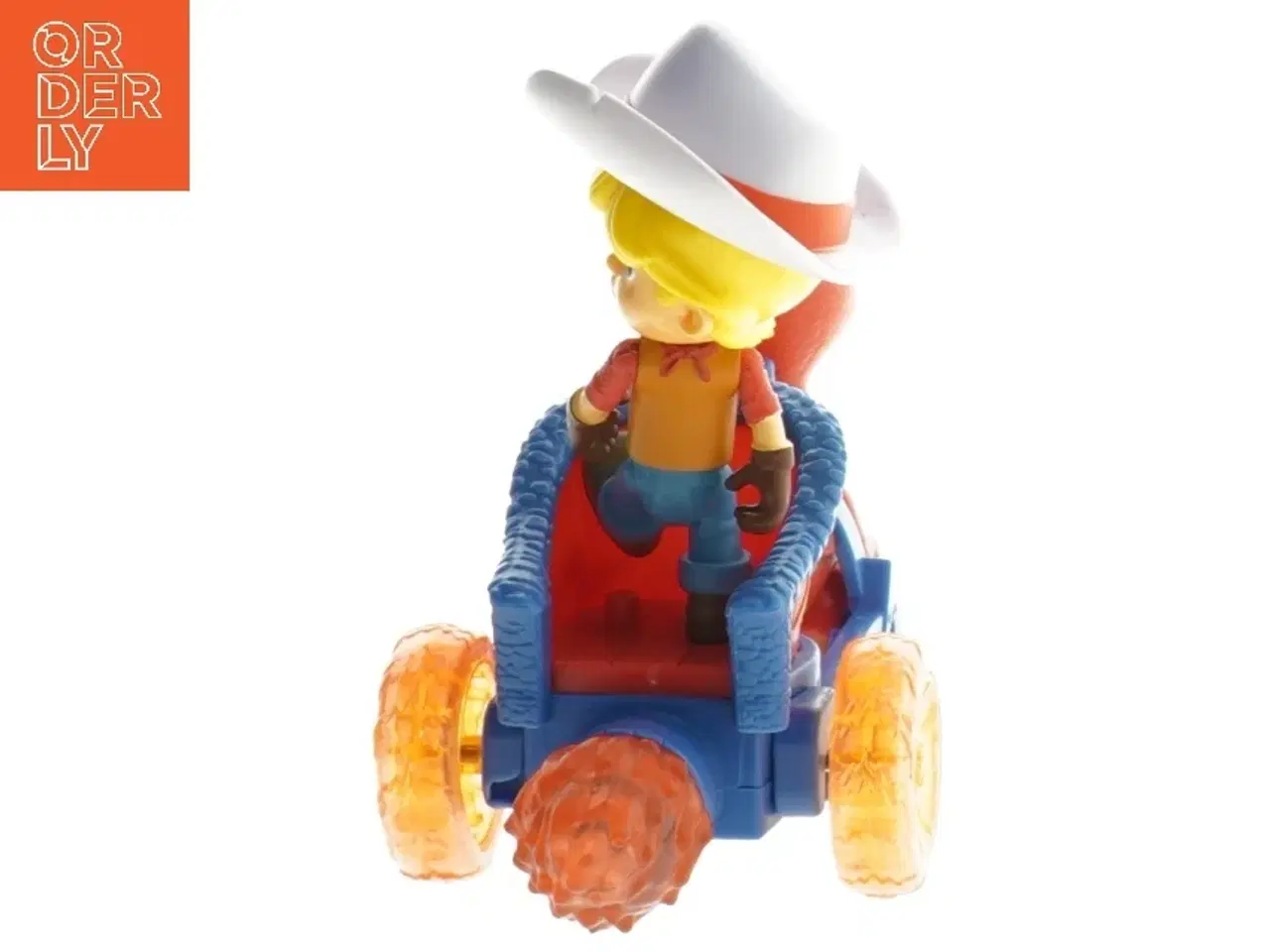 Billede 3 - Dino Ranch dinosaur med vogn og cowboy figur (str. 17,5 cm)