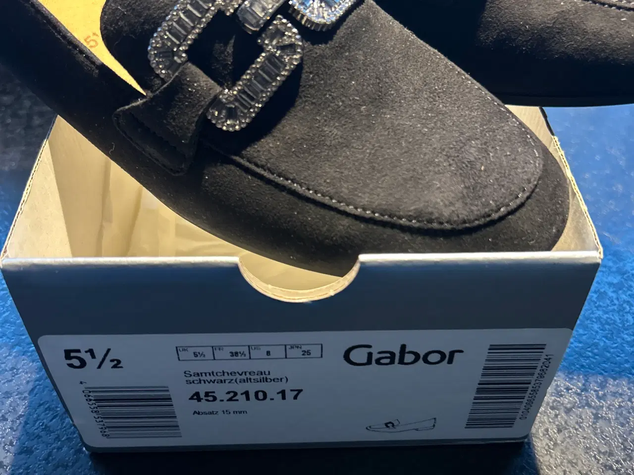 Billede 1 - Gabor sko sorte str 38 1/2 nye i æske