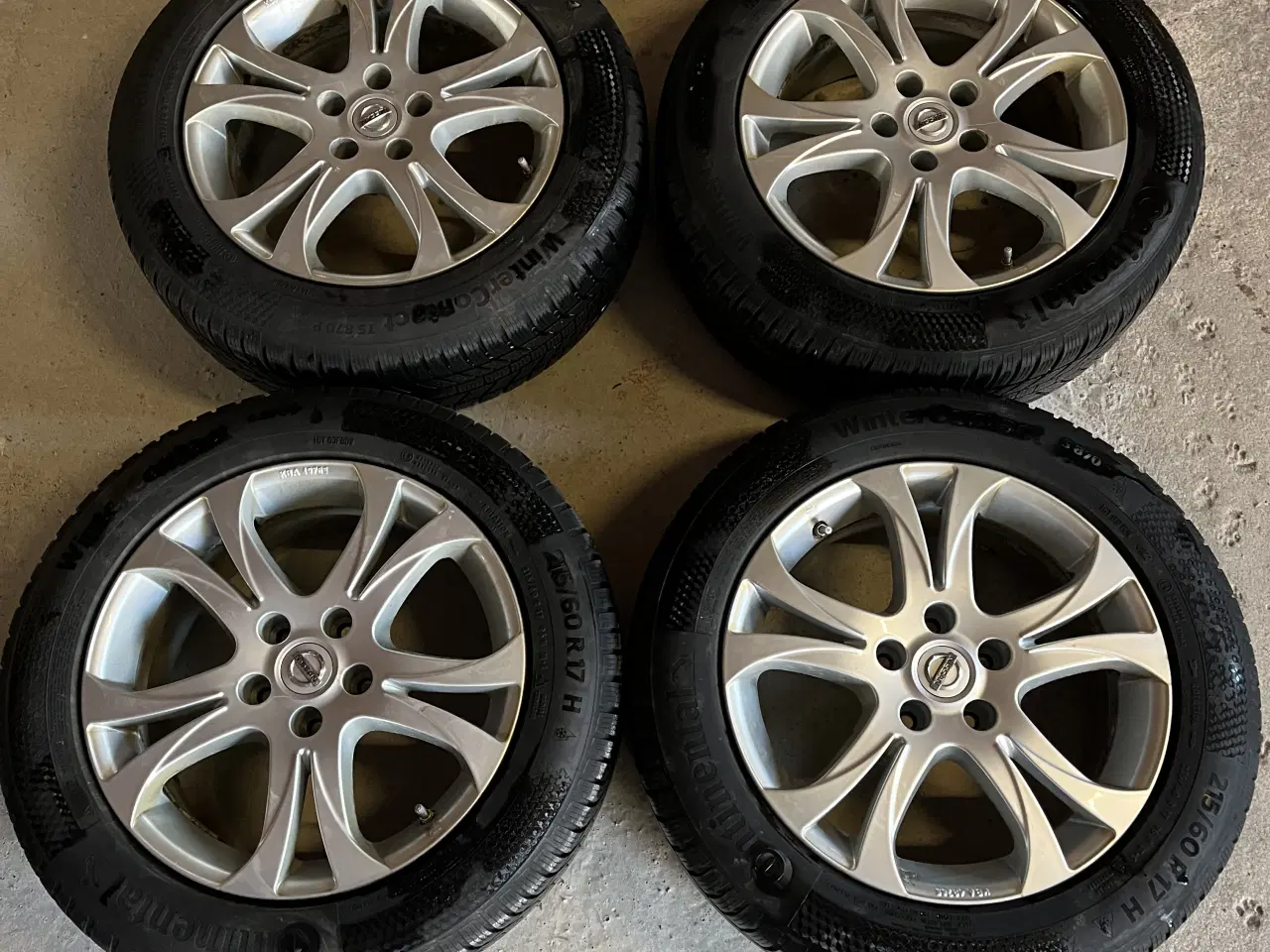 Billede 1 - 4 stk. brugte vinterdæk sælges