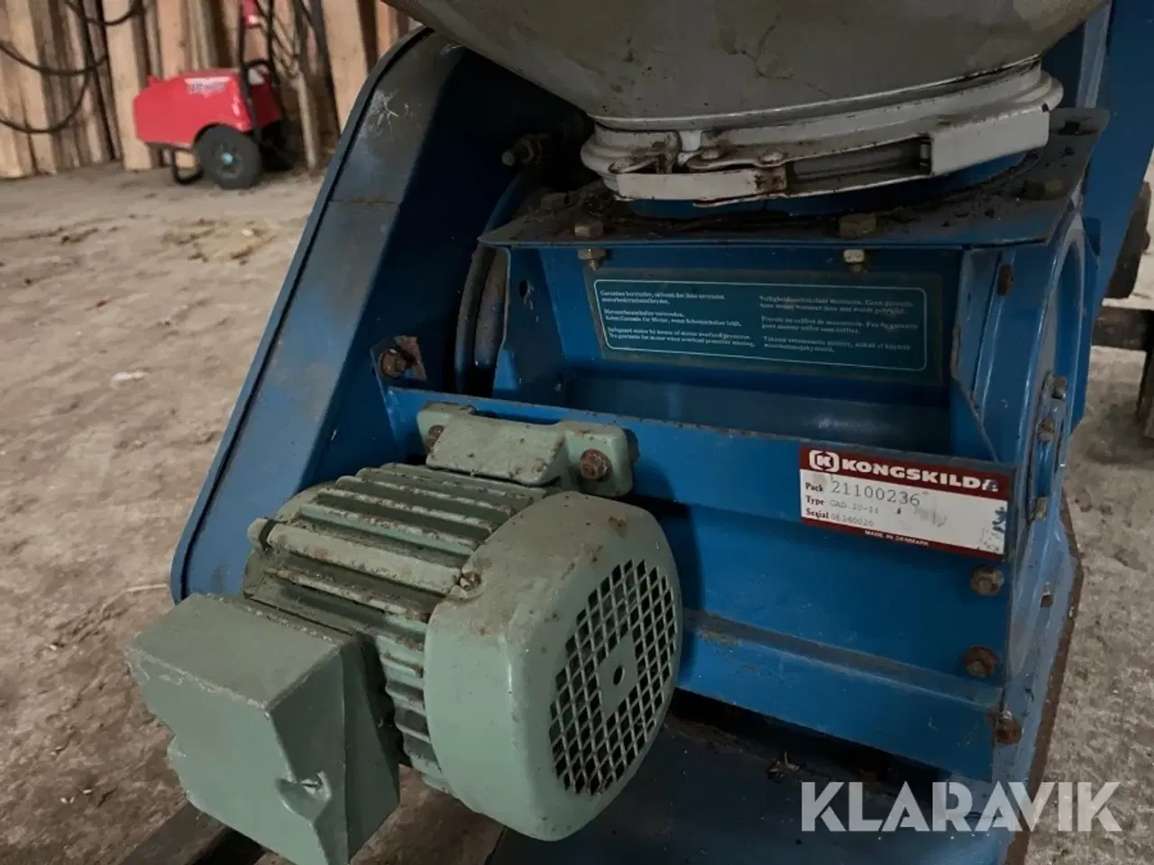 Billede 8 - Kornblæser Kongskilde TRL150 med cellesluse CAD20-2