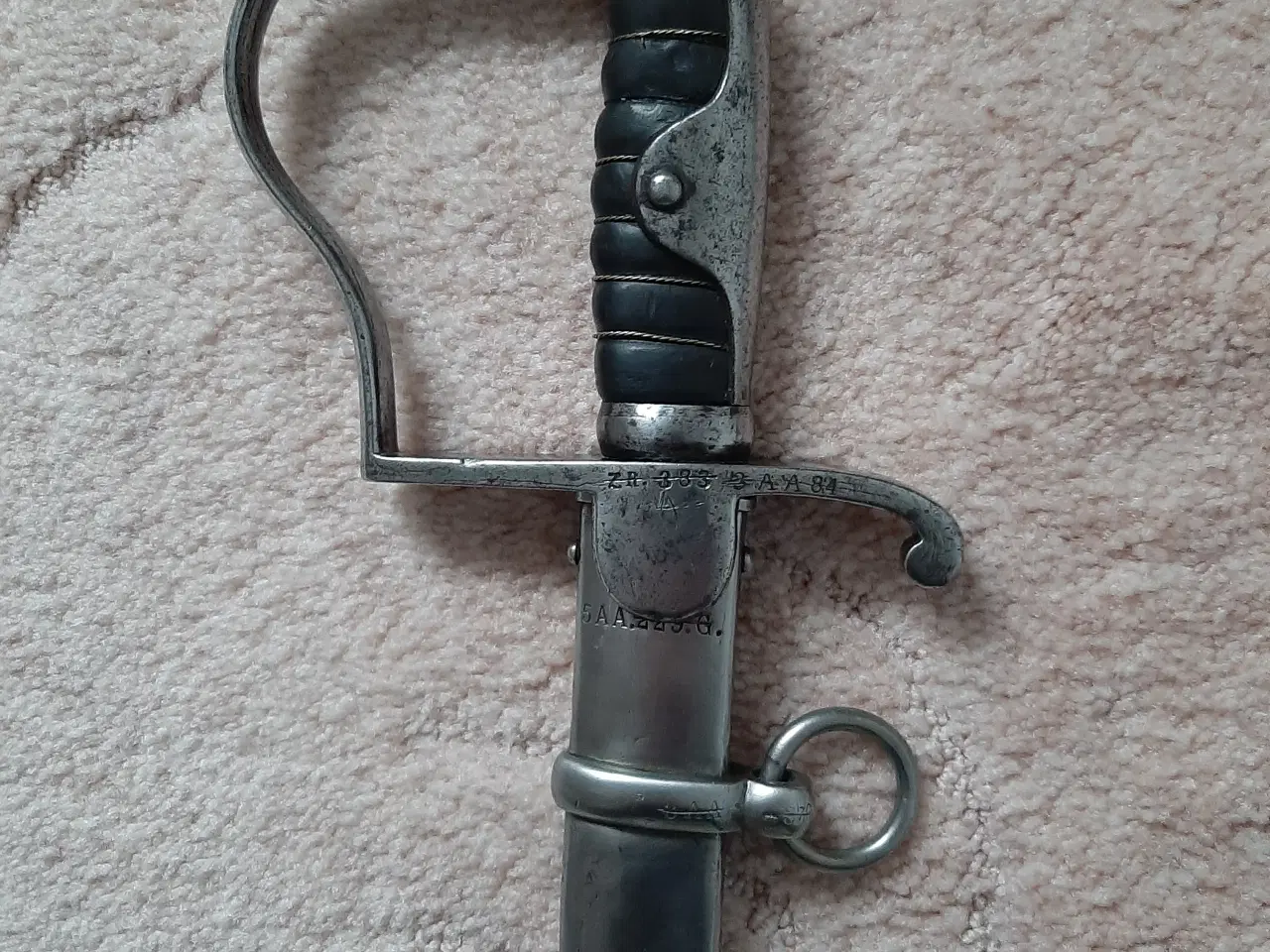 Billede 1 - Dansk artillerisabel model 1854