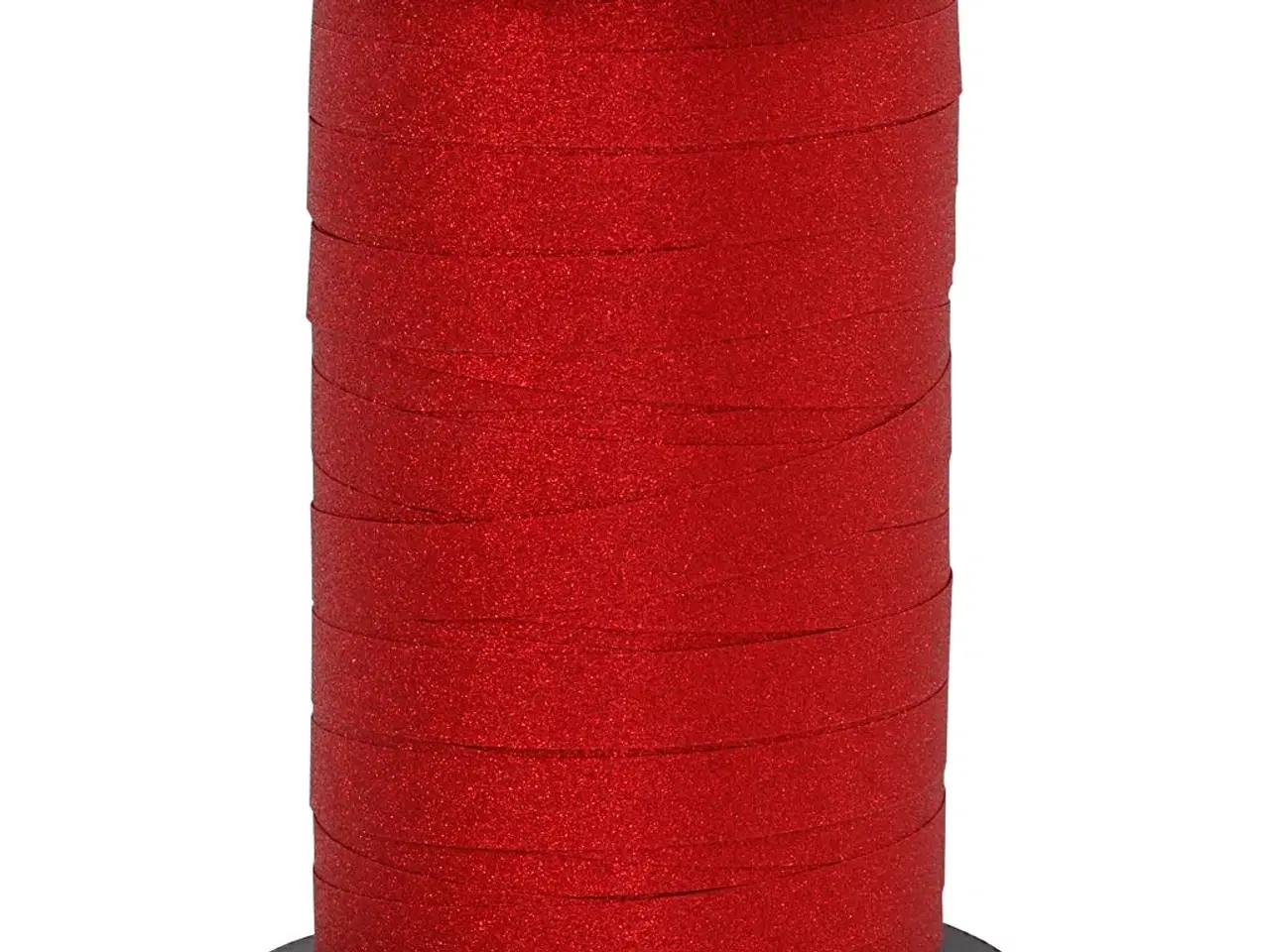 Billede 1 - Gavebånd, B: 10 mm, glitter, rød, 100 m/ 1 rl.