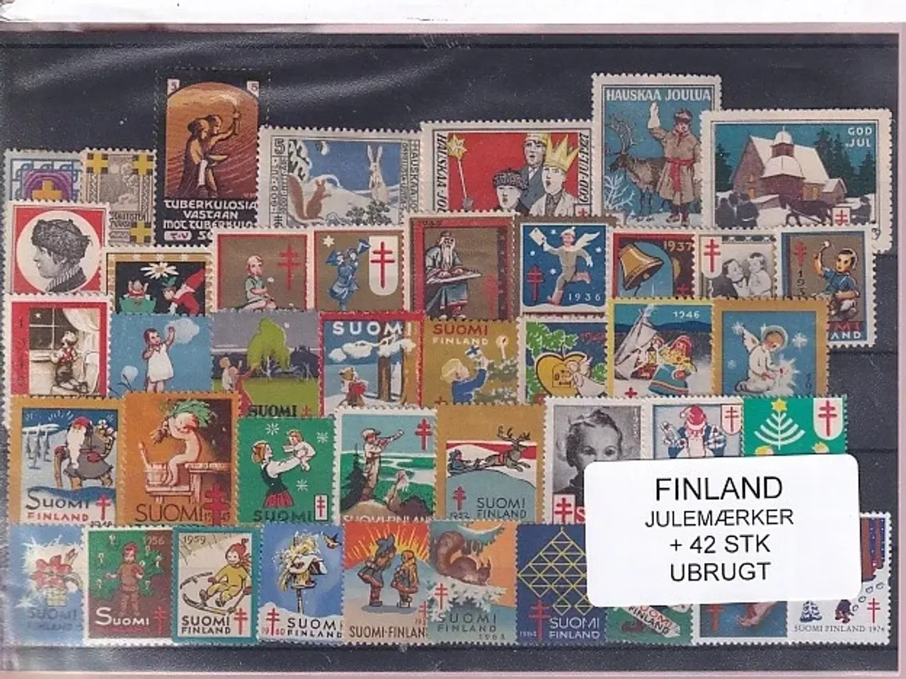 Billede 1 - Finland Julemærker  42 Stk. Ubrugt