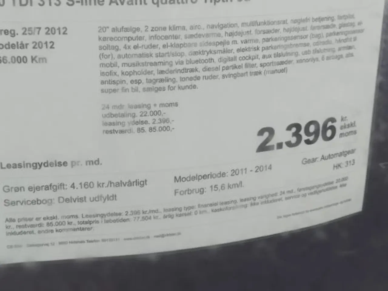 Billede 6 - Audi A6 313 hk quattro