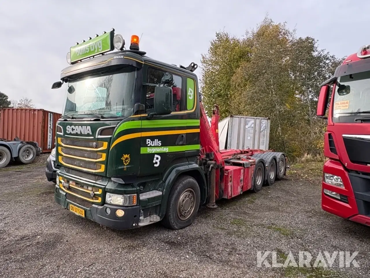 Billede 1 - Kroghejs lastbil med kran Scania R580