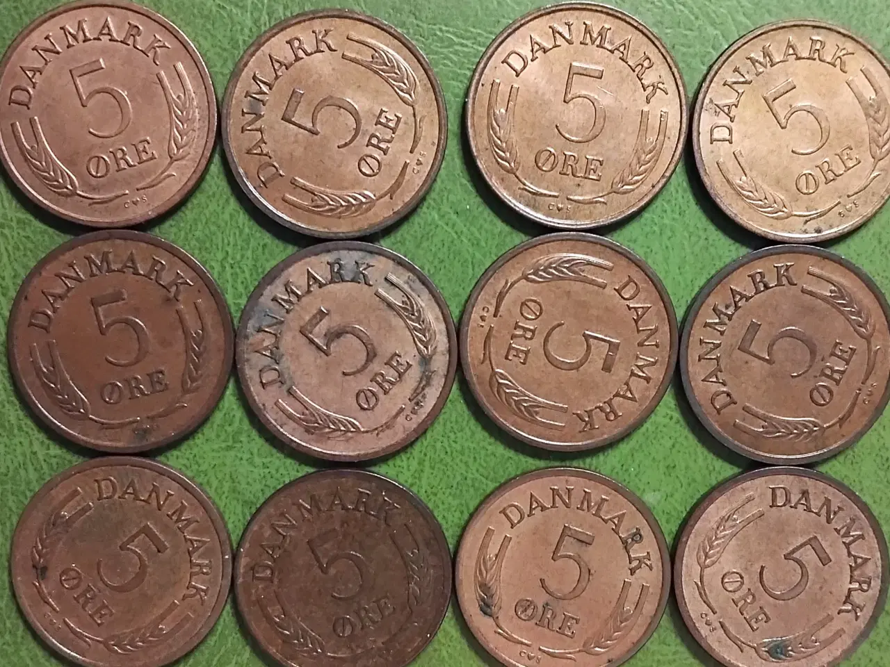 Billede 1 - 5 Øre 1960 - 1972 KOMPLET  FREDERIK IX