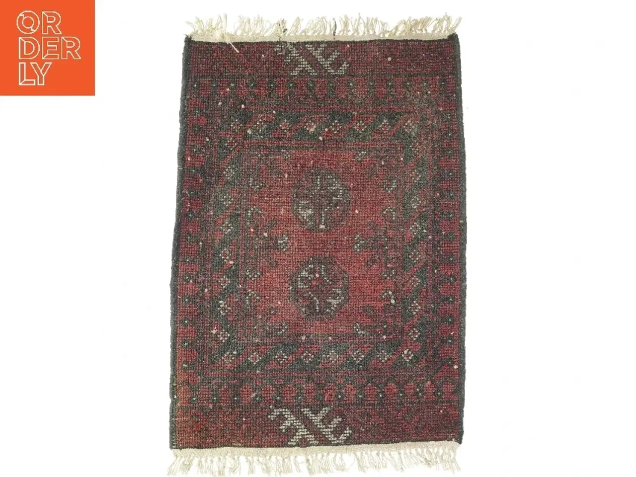 Billede 2 - ægte Tæppe med mønster  (str. LB:68x47cm)