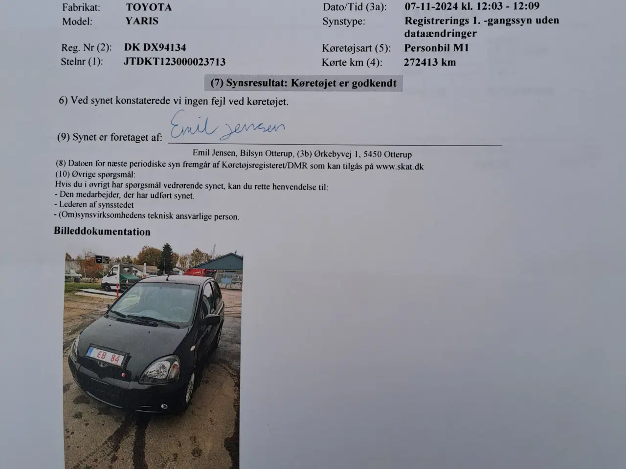 Billede 5 - Toyota yaris T Sport Nysynet. 