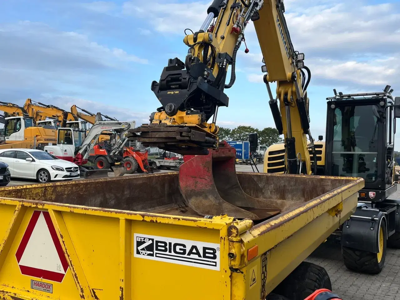 Billede 4 - Yanmar B95W Engcon rotortilt, vogn mm.