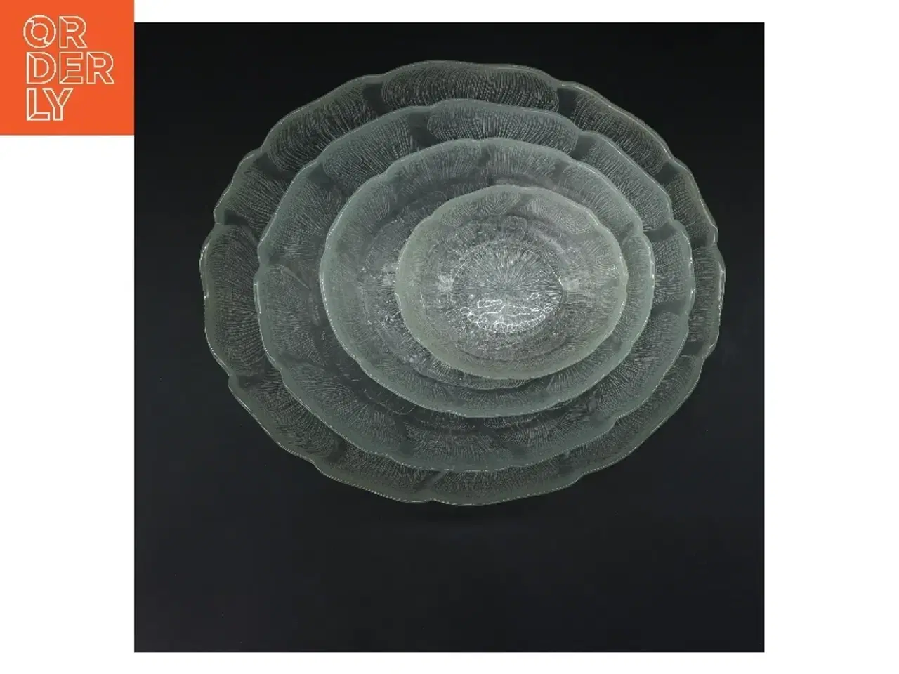 Billede 2 - Glasskålesæt (str. 4 stk Ø 27 & 23 & 17,5 & 12 cm)
