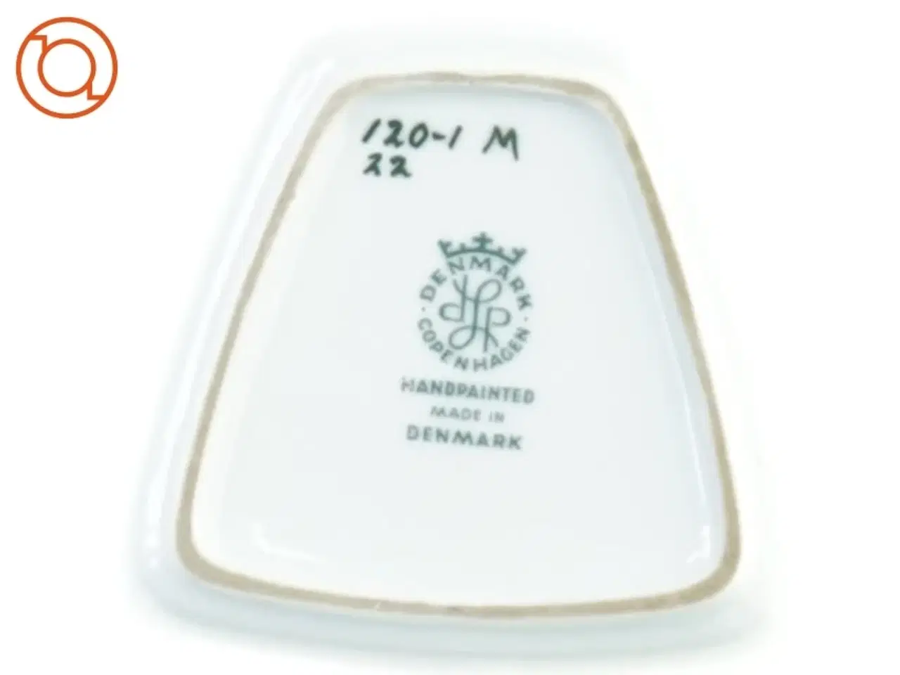 Billede 3 - DLP Danish Lyngby Porcelain DENMARK Handpainted Floral skål fra Danmark Copenhagen (str. 9 cm)